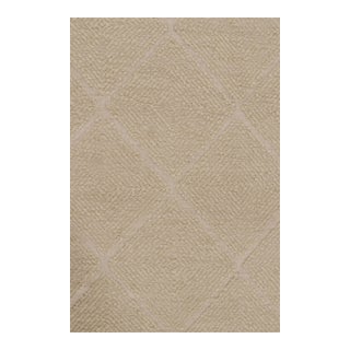 Contemporary Scandinavian Style Wool Rug in Beige by Rug & Kilim, India For Sale