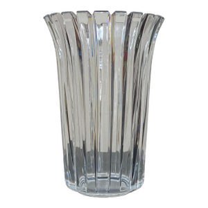 Late 20th Century Tiffany & Co Cut Crystal Vase