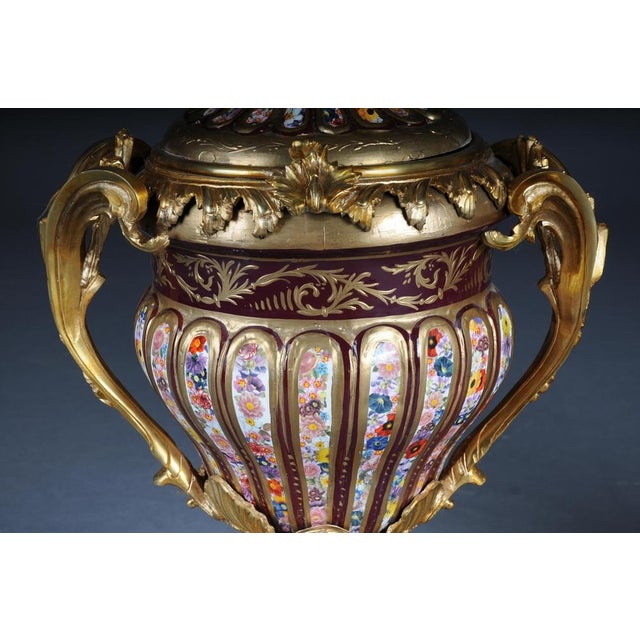 Brass Lidded Vases, Set of 2 For Sale - Image 4 of 17