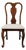 Bassett Furniture Solid Cherry Traditional Queen Anne Style Dining Side Chair 4270-595 For Sale