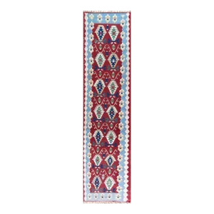Vintage Turkish Kilim Runner, Nice Multi Colors