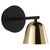 Lighto a Black Matte-Golden Glossy Cup Wall Lamp by Jaime Hayon for Parachilna For Sale - Image 11 of 11