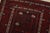Textile Baloch Rug 3’9” X 8’3” Black Wool Vintage Tribal Hand-Knotted Oriental Carpet For Sale - Image 7 of 13