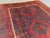 Vintage Afghan Hand-Knotted Baluchi Soft Rug, Red & Blue Tribal Design, Wool Pile Rug For Sale - Image 4 of 10