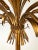 Italian Gilt Metal Candelabra Floor Lamp with Sheaf of Wheat Motif, 1963 For Sale - Image 10 of 18