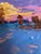 Textile Oil Painting in the Evening in the Cold Oksana Ivanyuk For Sale - Image 7 of 12