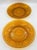 Timeless elegance of this stunning vintage Indiana Glass Tiara Amber dinner plate set! This exquisite set showcases the...