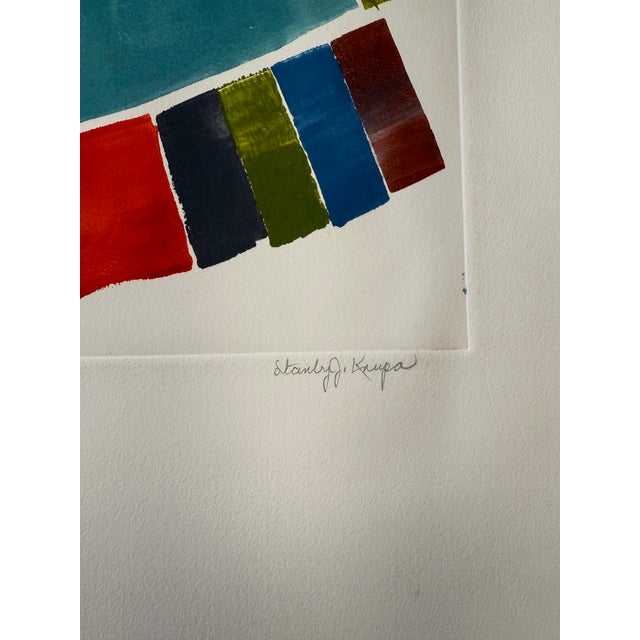 Late 20th Century "Venture One", Stanley J. Krupa, Original Artist Proof Print, Signed, Titled, and Marked “Ap” For Sale - Image 12 of 17