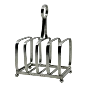 Mauser Sterling Silver Toast Rack, Cocktail Napkin Holder- Antique