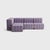 Not Yet Made - Made To Order Curt Modular Set - Flexible Small Corner Sofa - Dama - 0039 (Lilac) by Ambivalenz, Set of 9 For Sale - Image 5 of 5