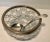 This English Cut Crystal Jam Dish with Silver Rim and Silverplate Serving Spoon is absolutely gorgeous with its "art deco"...