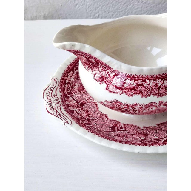 Vintage Gravy Boat with View Decoration from Mason's For Sale - Image 6 of 7