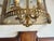 Louis XVI Style Gilt Brass Wall Sconce, 1950s For Sale - Image 3 of 8