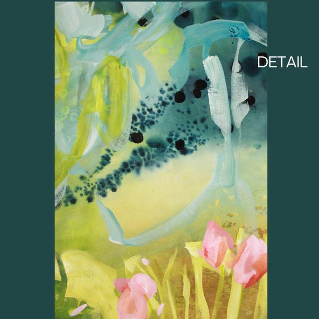 Painting title - The Quiet Resilience of Feathers :: 59"x82" :: mixed media on canvas :: by Mel Rea *This piece ships...