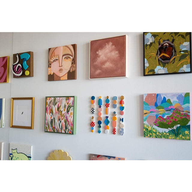 Realistic Beetle Painting by Kevin Brent Morris Titled Garden Party For Sale - Image 4 of 5