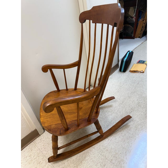 Nichols and Stone Vintage Rocker For Sale - Image 9 of 10
