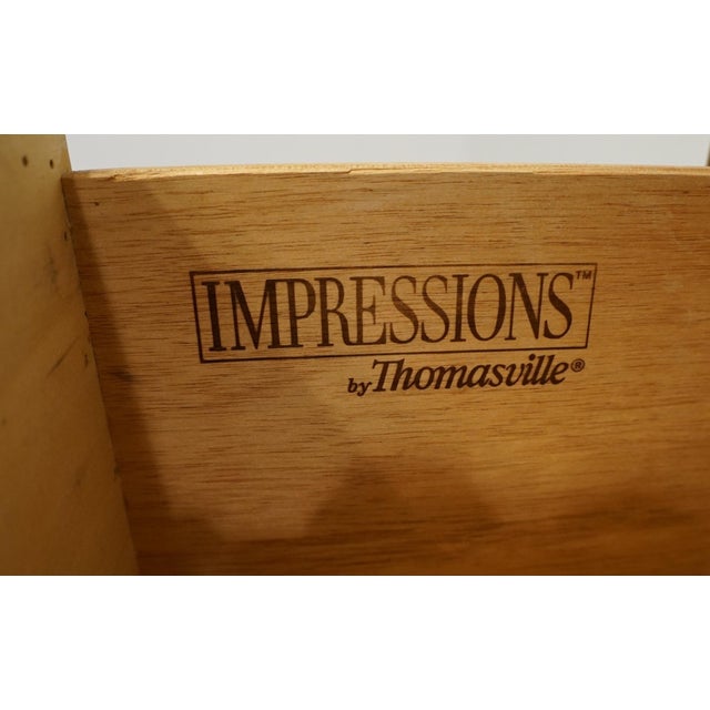 Thomasville Impressions Wyndam Hill Collection Solid Oak Country French 40" Chest of Drawers 26411-510 For Sale In Kansas City - Image 6 of 11