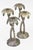 Godinger Vintage Coastal 1970's Godinger Silver Plate Palm Tree Candlesticks Pair Of For Sale - Image 4 of 11