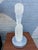 Monumental Textured Art Acrylic Abstract Sculpture on Brushed Aluminum Base by Sally Mattikow. A striking example of...