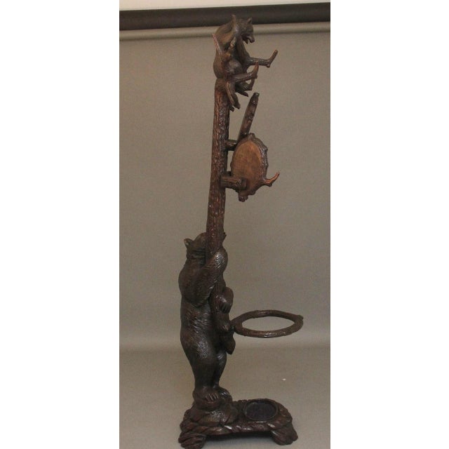 19th Century Black Forest Bear Hall Stand, 1880s For Sale - Image 10 of 18