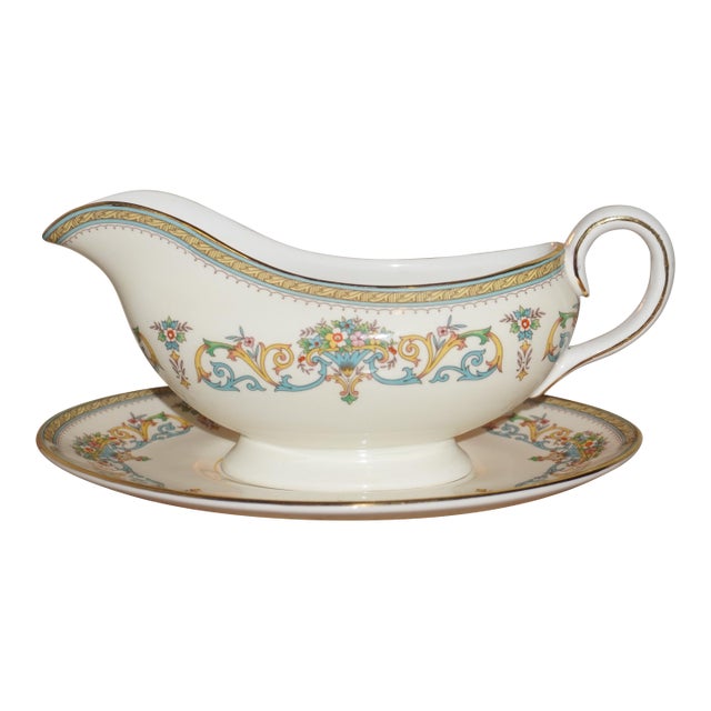 1970s John Aynsley Gravy Boat and underplate For Sale