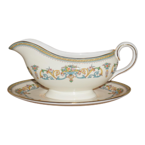 1970s John Aynsley Gravy Boat and underplate
