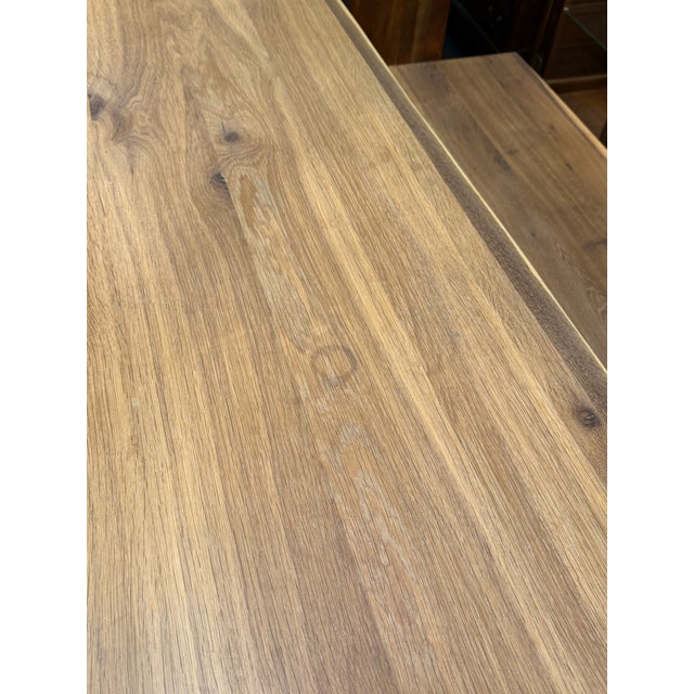 Crate & Barrel Dakota Table and Benches, Set of Three For Sale - Image 11 of 17