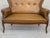 1960s Chippendale Leather Two-Seater Sofa, 1960s For Sale - Image 5 of 17