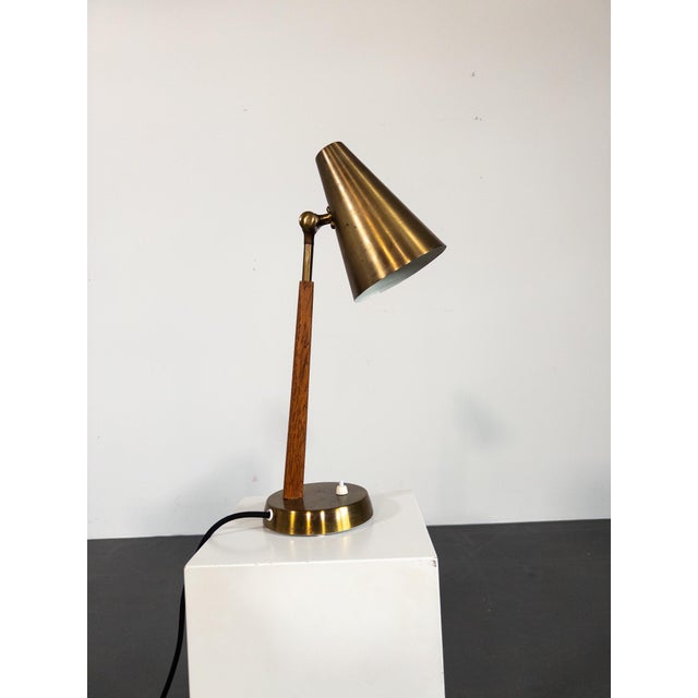 Mid-Century Modern Scandinavian Table Lamp from Falkenbergs Belysning, 1950s For Sale - Image 12 of 12