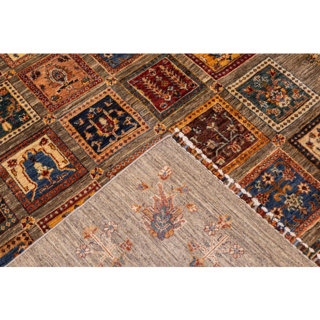 Contemporary Gabbeh Rug 6'10'' X 9'11'' For Sale In New York - Image 6 of 9