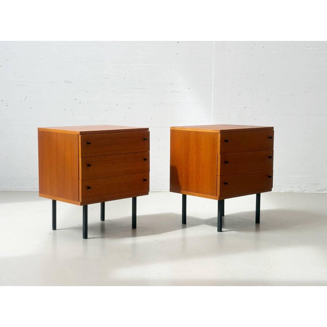 Vintage Bedside Tables by Günter Renkel, 1960s, Set of 2 For Sale - Image 11 of 15