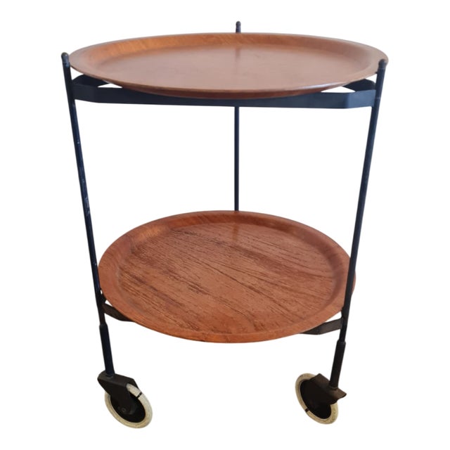 Mid-Century Modern Serving Trolley For Sale