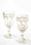 Vintage set of glass liqueur service set realized in Europe in the Early 20th Century. It includes a tall glass decanter...