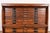 Brown Antique Arts & Crafts Oak 14-Drawer Architect's Blueprint Flat File Cabinet, Circa 1900 For Sale - Image 8 of 13