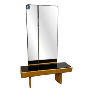 Vintage Toilet Mirror by Jitona, 1960 For Sale
