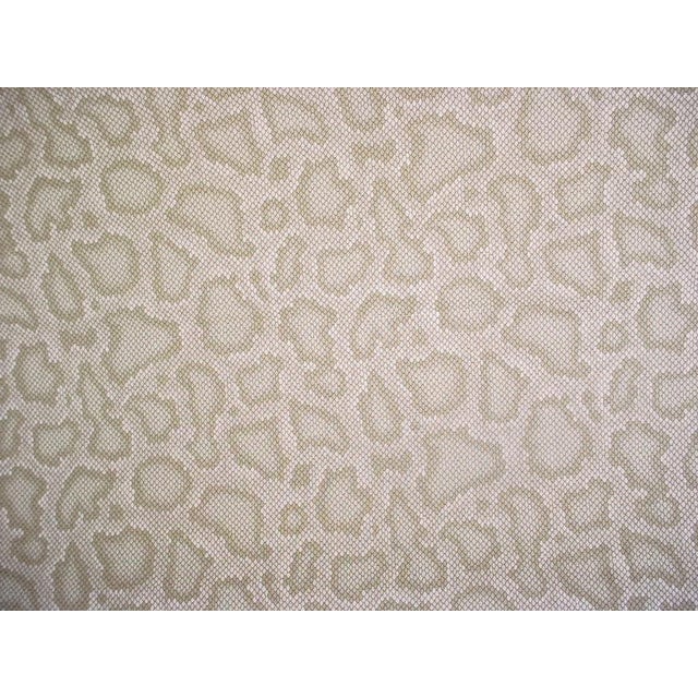 F Schumacher Park Avenue Python in Greige Reptile / Snake Printed