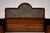 Art Deco Double Bed in Mahogany, Black Lacquer and Frosted Glass, 1930s For Sale - Image 4 of 5