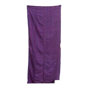 Deep Plum Silk Kantha Reversible Throw