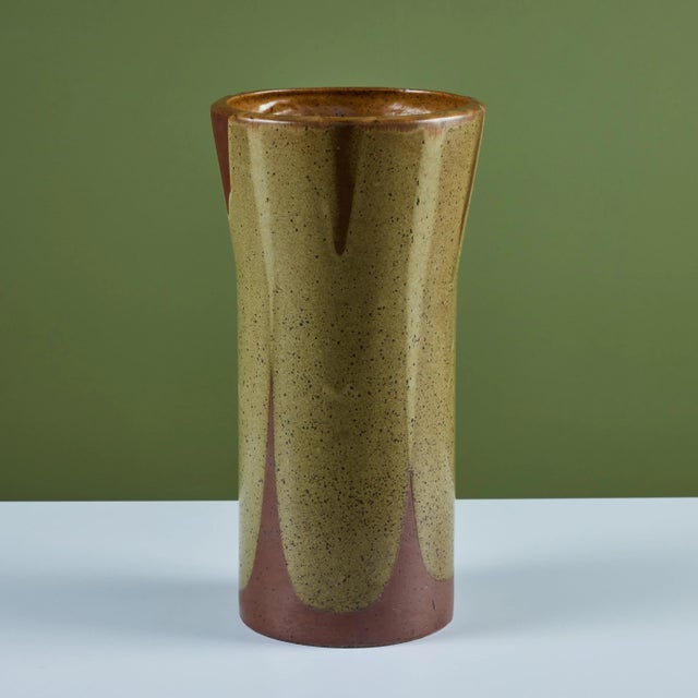 Mid 20th Century David Cressey Pro/Artisan Flame Glaze Sand Urn for Architectural Pottery For Sale - Image 5 of 11