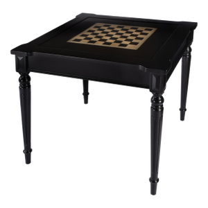 Vincent Multi-Game Card Table, Black