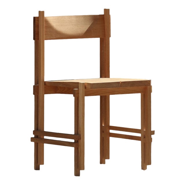 Soft Futurism Stack Chair in Oak Wood by Filippo Andrighetto For Sale