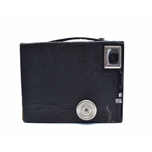 1940s Authentic Art Deco 1940s Eastman Kodak Brownie Target Six-20 Box Camera For Sale - Image 5 of 9