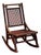George Hunzinger Aesthetic Movement Walnut Rocking Chair, Circa 1876 For Sale