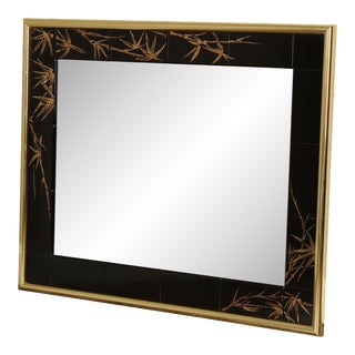 Autumn Guild Hollywood Regency Chinoiserie Wall Mirror For Sale