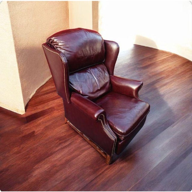 Animal Skin Experience the Comfort & Design With the Barcalounger Chippendale Recliner For Sale - Image 7 of 7