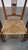 Beige Antique English Dining Room Chairs with Wicker Seats, Set of 4 For Sale - Image 8 of 14