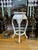 1980s Chinoiserie Mother-of-Pearl Inlaid Tall Stool or Side Table With Glass Top, 25" For Sale - Image 16 of 17