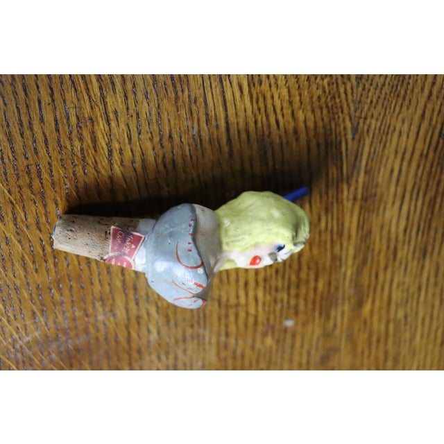 Ceramic English “A Wink-Be Charmer” Ceramic Bottle Stopper For Sale - Image 7 of 8