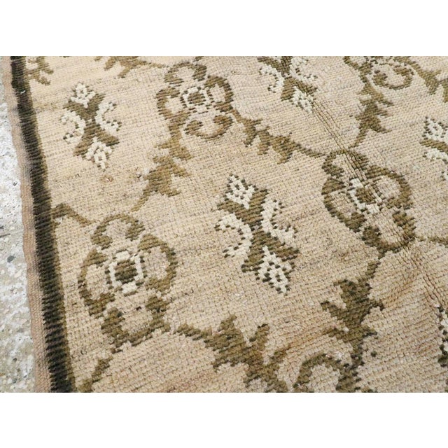 Rustic Galerie Shabab Collection Mid-20th Century Turkish Anatolian Throw Rug For Sale - Image 3 of 6