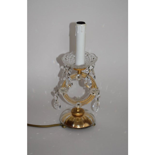 Viennese Crystal Glass Table Lamps from Lobmeyr, 1950s, Set of 2, in None conditions. Designed 1950 to 1959 European Plug...